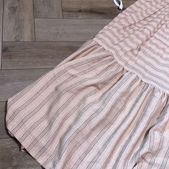 Madewell x Christy Dawn Striped Tallulah Tie-Back Midi Dress - Picture 5 of 9